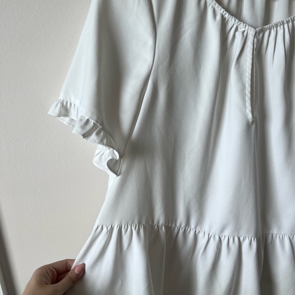 Madewell Ruffle Top - Picture 2 of 2